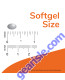 Vitamin D-3 5000 IU 240 Softgels softgel size comparison chart
