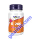 Vitamin E-200 D-Alpha Tocopheryl 100 Softgels, front of bottle