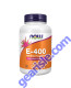 Vitamin E-400 With Mixed Tocopherols 250 Softgels, front of bottle