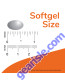 Vitamin E-400 With Mixed Tocopherols 250 Softgels softgel size comparison chart