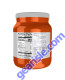 Whey Protein Isolate, Unflavored Powder 1.2 lb. bottle back label
