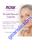 Wrinkle Rescue™ 60 Veg Capsules capsule size comparison chart