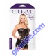 Strapless Lace Dress Adjustable Side Detail Matching Thong Curve P103