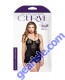 Underwire Chemise Matching Thong Curve P167