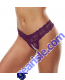 Secret Kisses Lace And Pearls Crotchless Thong