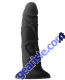 NS Colours Pleasures Thin Dildo Black 5" Silicone