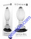Evolved Gender X Crystal Ball Anal Plug Wide Base Suction Cup