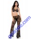 Giselle Cutout Bralette Matching Lace Pant Tease B472