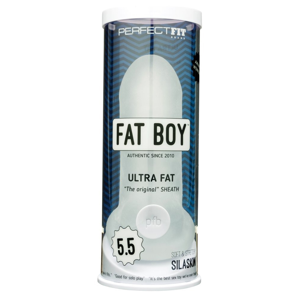 Perfect Fit Fat Boy Original Ultra Fat sheath in clear SilaSkin
