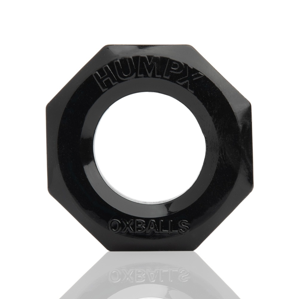 Oxballs Humpx extra large cock ring in black stretchy TPR