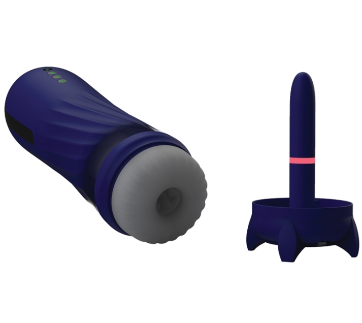 steelcan automatic male masturbator Steelcan 3 in 1 Thrusting Vibrating Automatic Male Masturbator main image 0