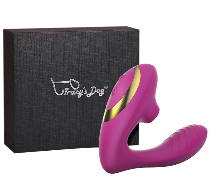 Tracy's Dog OG clitoral sucking vibrator in pink silicone