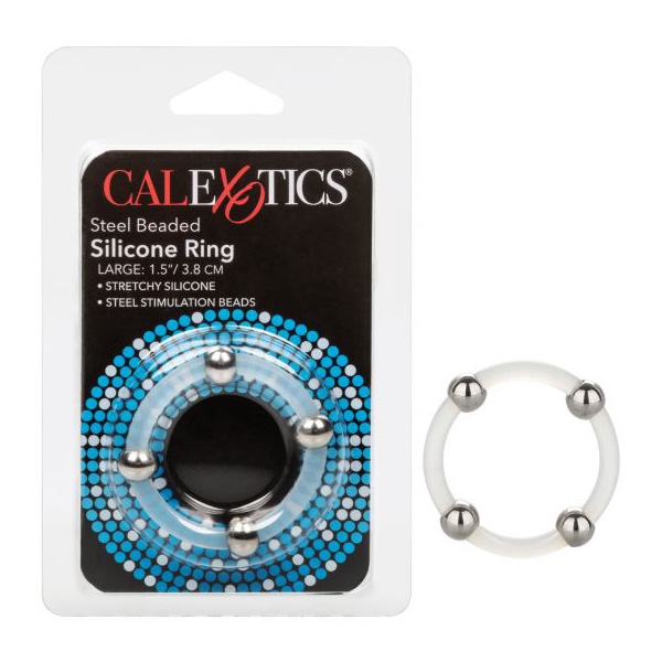 CalExotics Steel Beaded Cock Ring: Sizing & Sensation